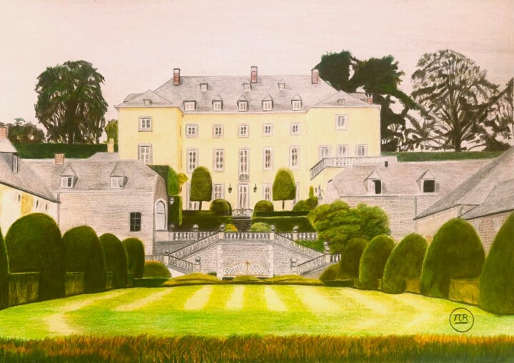 Château du Hoyoux Drawing, 11x15.8 in
