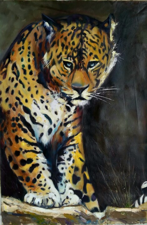 Leopard 绘画, 23.6x15.8 in