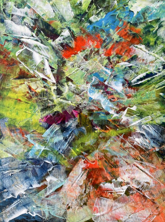 Pittura intitolato "Imagine is Real 14" da Juan José Garay, Opera d'arte originale, Acrilico Montato su Altro pannello rigido