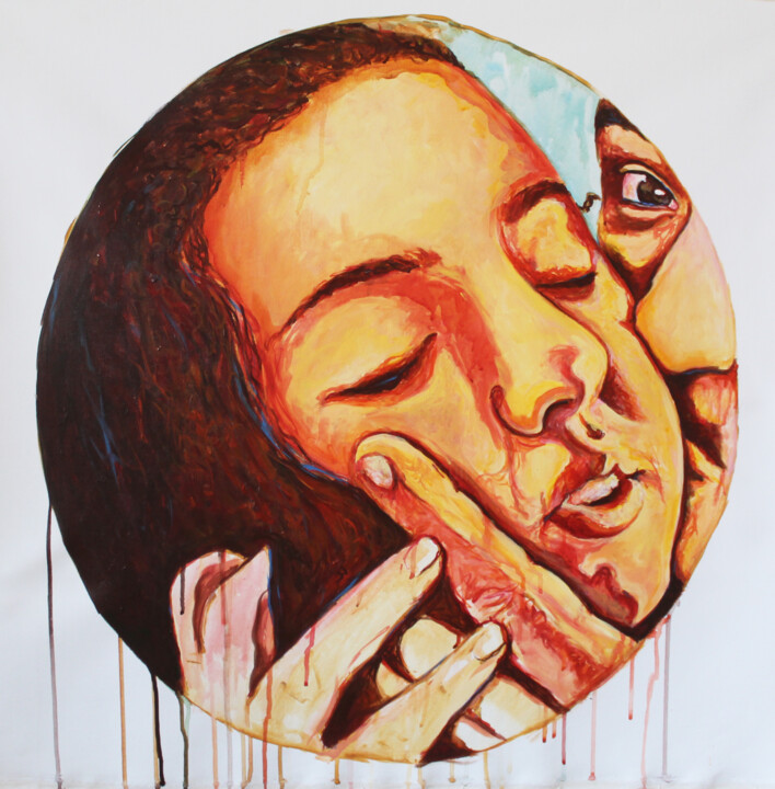 Haunted by Desire 绘画, 24.4x24.4 in