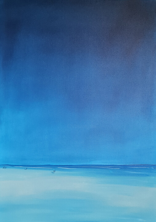 Malerei mit dem Titel "Peace of mind" von Sophia Kühn, Original-Kunstwerk, Acryl