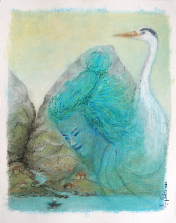 绘画,  16.1x13 in 