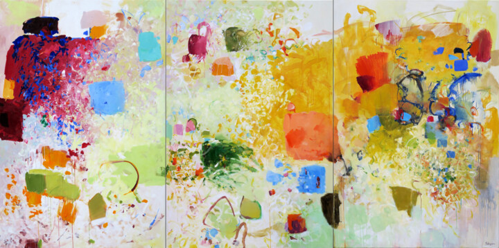 Fair Play 绘画, 70.9x141.7 in
