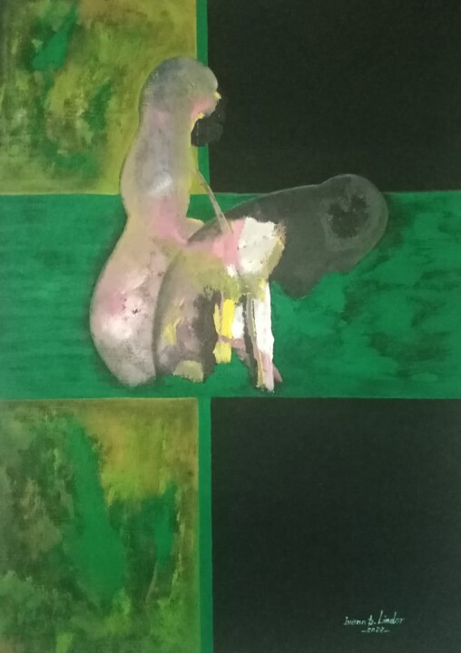 Copulation 绘画, 11x7.9 in