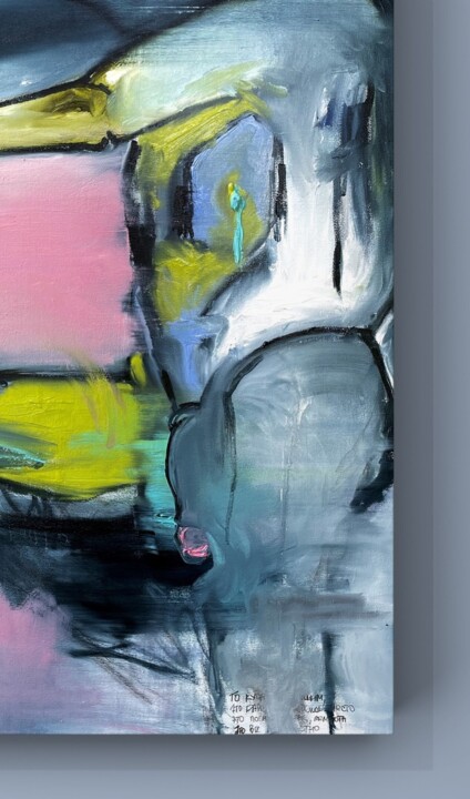 learn to live with it 绘画, 35.4x27.6 in