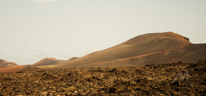Fotografia zatytułowany „Timanfaya” autorstwa Krystian Kaplon, Oryginalna praca, Fotografia cyfrowa