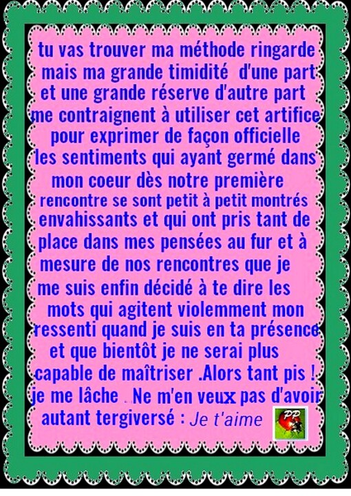 AMOUR DECLARE
