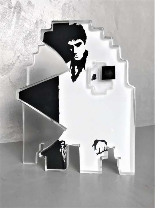 Score 042 - Scarface 雕塑, 9.8x7.9 in