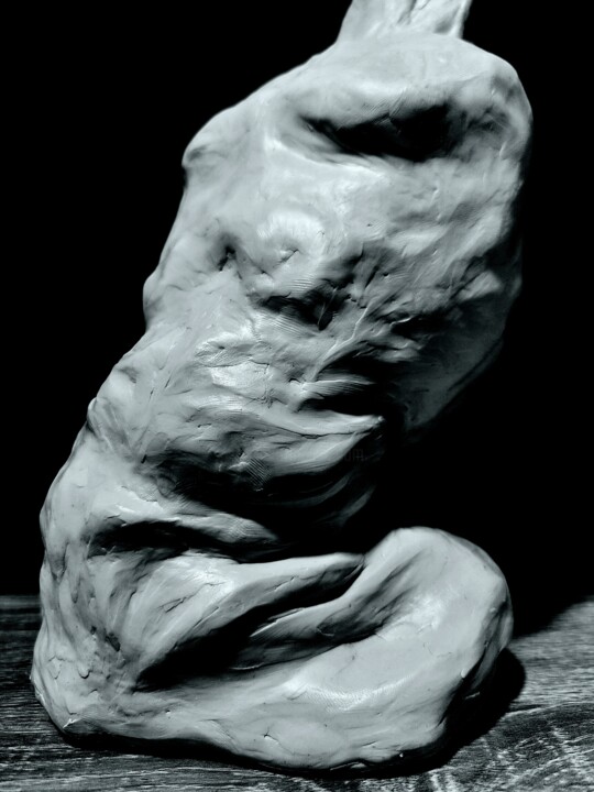 雕塑,  17.7x6.7 in 