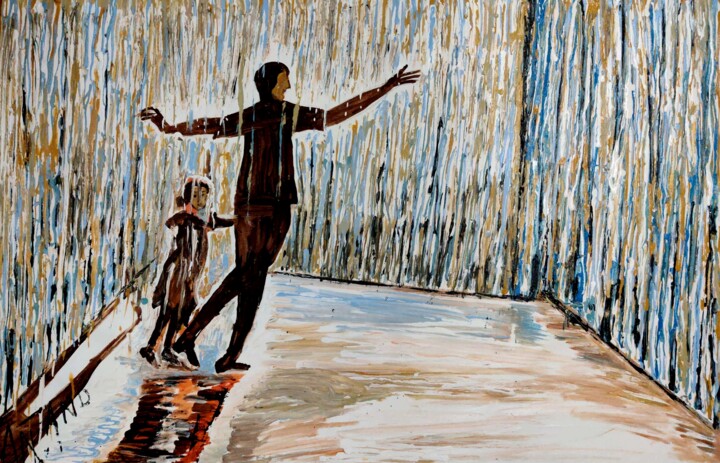 CHILDHOOD RETURNED 绘画, 30x45 in