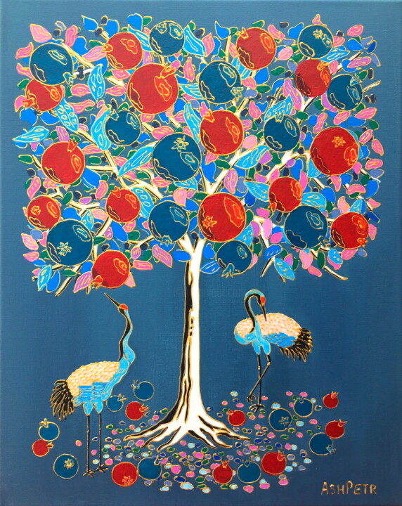 Autumn waltz Painting, 19.7x15.8 in