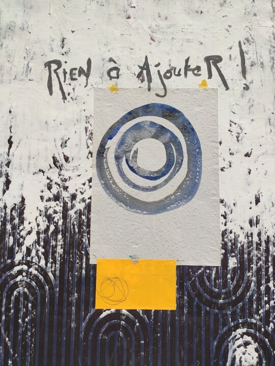 Ζωγραφική με τίτλο "Rien à ajouter" από Eric Ullrich, Αυθεντικά έργα τέχνης, Ακρυλικό
