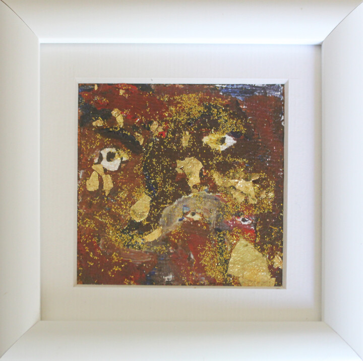 Stare at me 绘画, 2.8x2.8 in