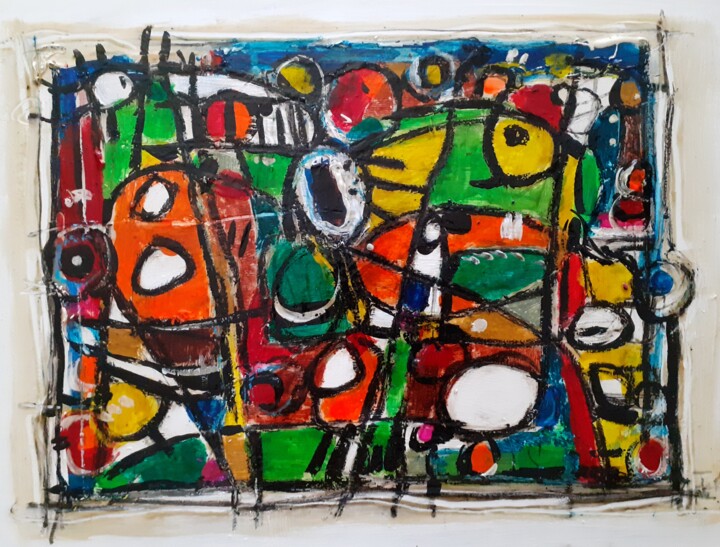 Nel recinto 绘画, 11.8x16.5 in