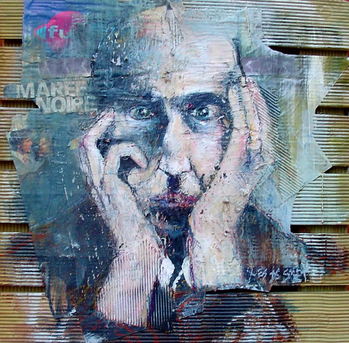 Painting titled "Si j'avais su" by Yves De Smet, Original Artwork, Acrylic