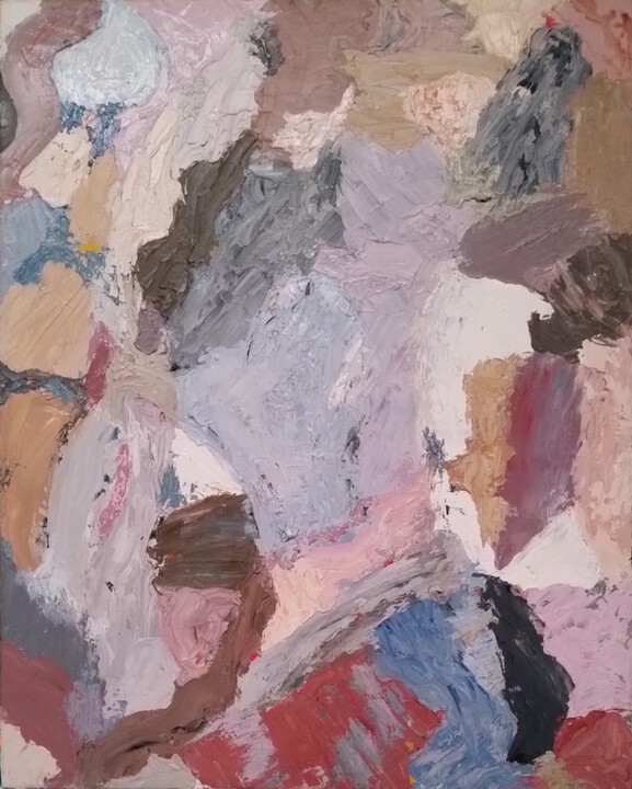 Pintura titulada "Scarp Face 2" por Magee, Obra de arte original, Acrílico Montado en Bastidor de camilla de madera