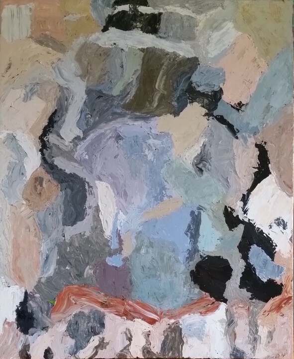 Pintura titulada "Scarp Face 3" por Magee, Obra de arte original, Acrílico Montado en Bastidor de camilla de madera