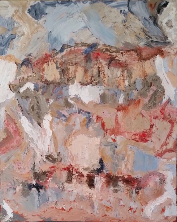 Pintura titulada "Scarp Slope 1" por Magee, Obra de arte original, Acrílico Montado en Bastidor de camilla de madera