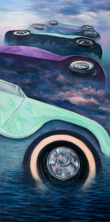 Cars 绘画, 47.2x23.6 in