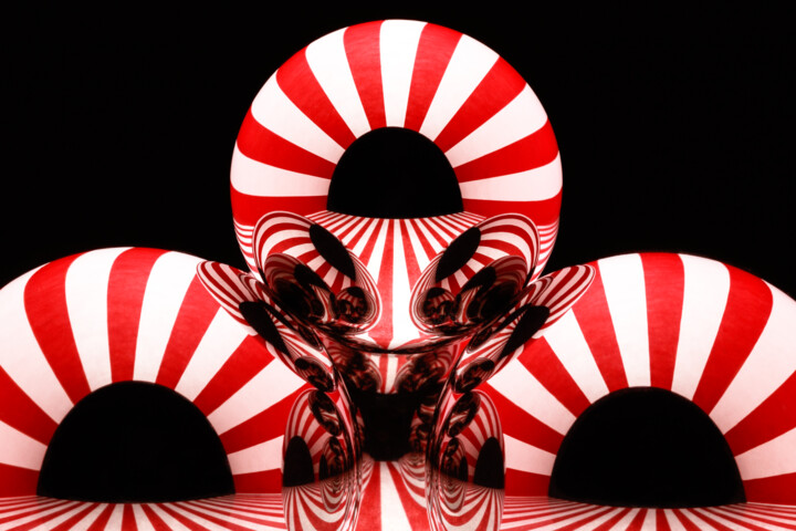 Photography titled "Candy Cane stripe s…" by David Ilzhoefer, Original Artwork, Digital Photography