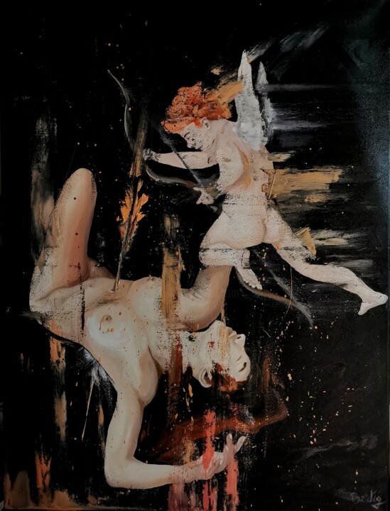 Amore a prima vista 绘画, 31.5x23.6 in