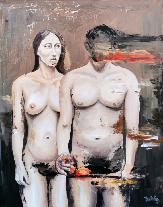 Peccato primordiale 绘画, 39.4x31.5 in
