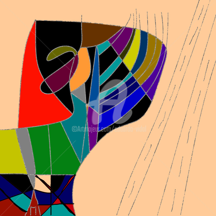 Arts numériques intitulée "tower avant-garde f…" par Eduardo Vidal, Œuvre d'art originale, Peinture numérique
