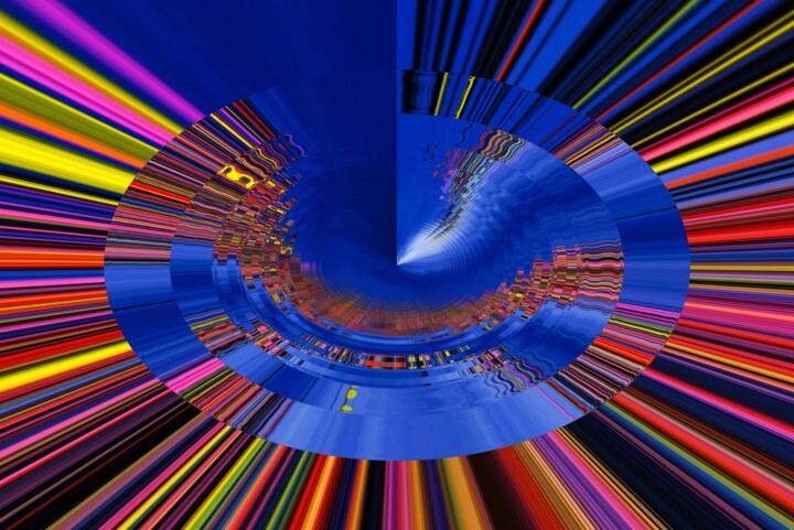the future sky in color 数字艺术