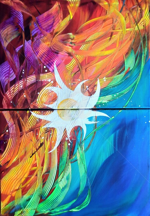 Nitescence 绘画, 39.4x27.6 in