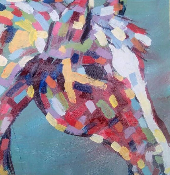 Ashanti horse 绘画, 24x24 in
