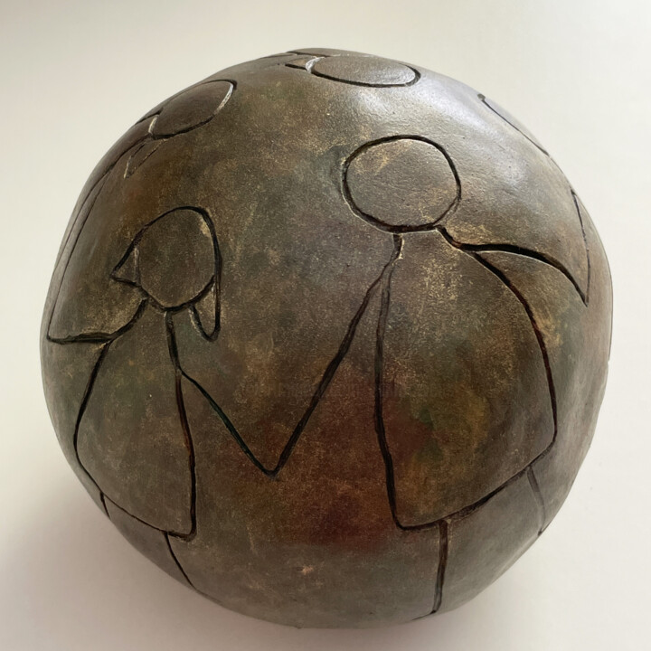 Ronde 4 雕塑, 4.9x5.1 in
