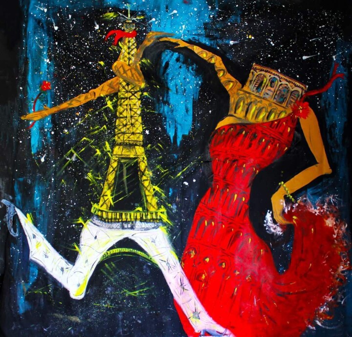 绘画,  66.9x68.9 in 
