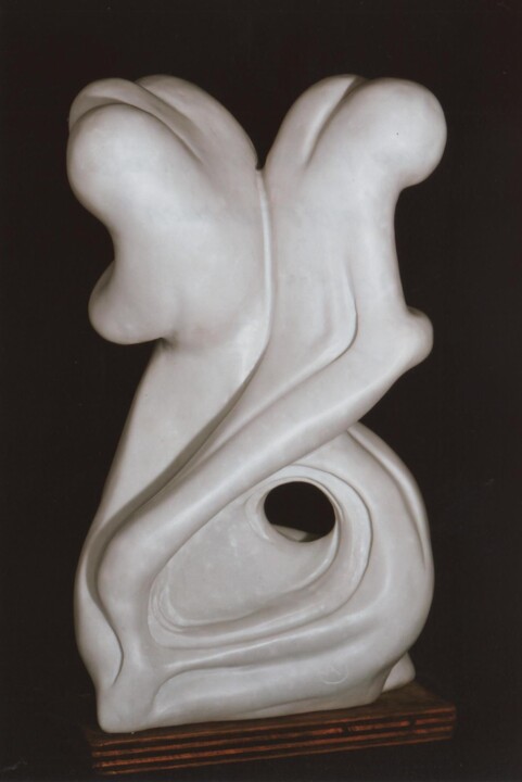 Scultura intitolato "Indifferenza umana" da Mauro Vaccai, Opera d'arte originale, Pietra