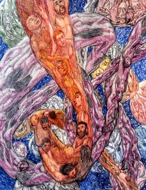 Currents in the River of Life 图画, 14x11 in