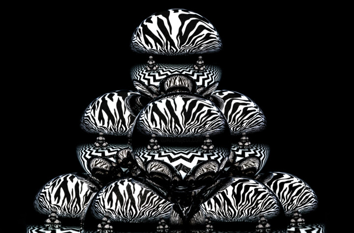 Photography titled "Zebra striped abstr…" by David Ilzhoefer, Original Artwork, Digital Photography