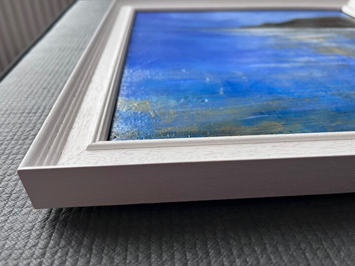 Work presented framed