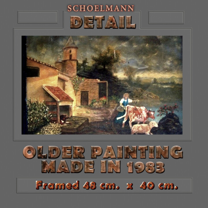 THE UNIQUE CLASSIC SCHOELMANN Painting, 11x17 in