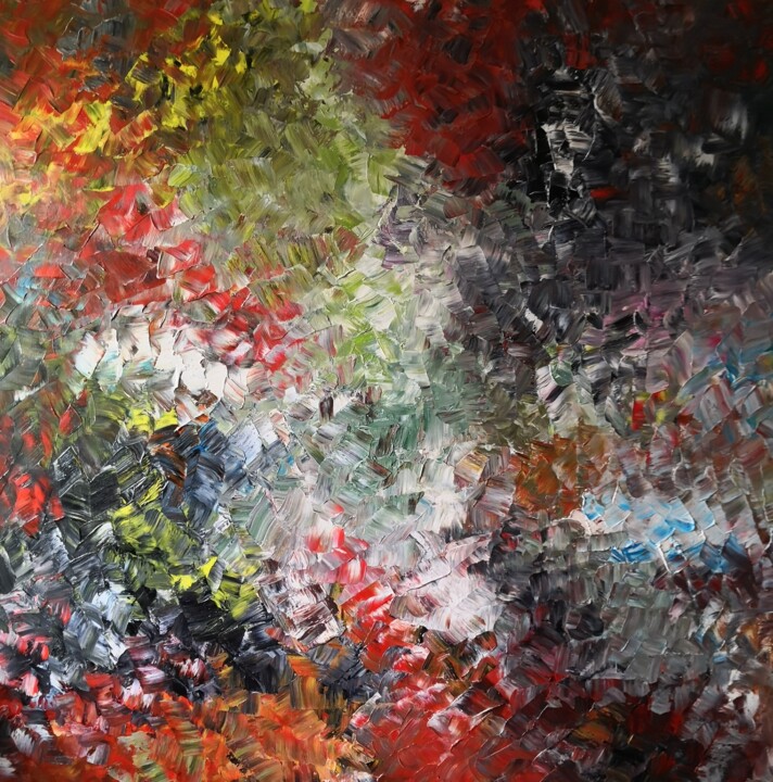 Silent Cycles 22 绘画, 39.4x39.4 in