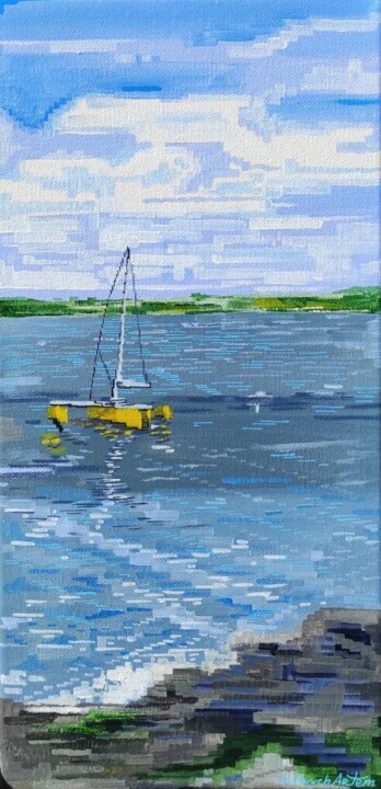 Saint Jean 绘画, 15.8x7.9 in