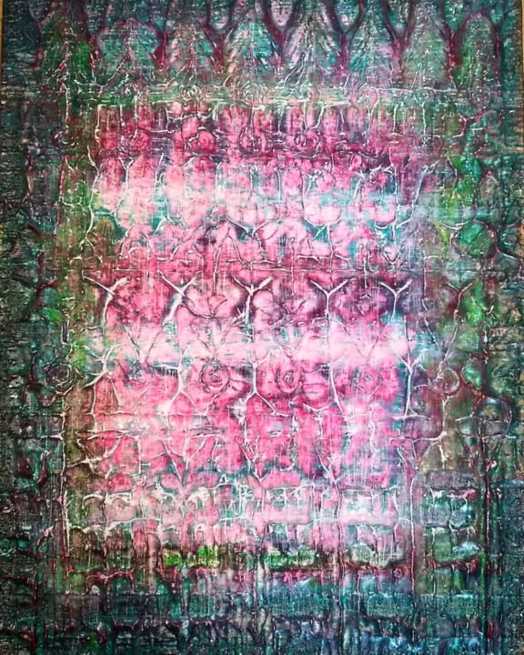 Schilderij getiteld ""Stop time"" door Zaria Raj, Origineel Kunstwerk, Acryl
