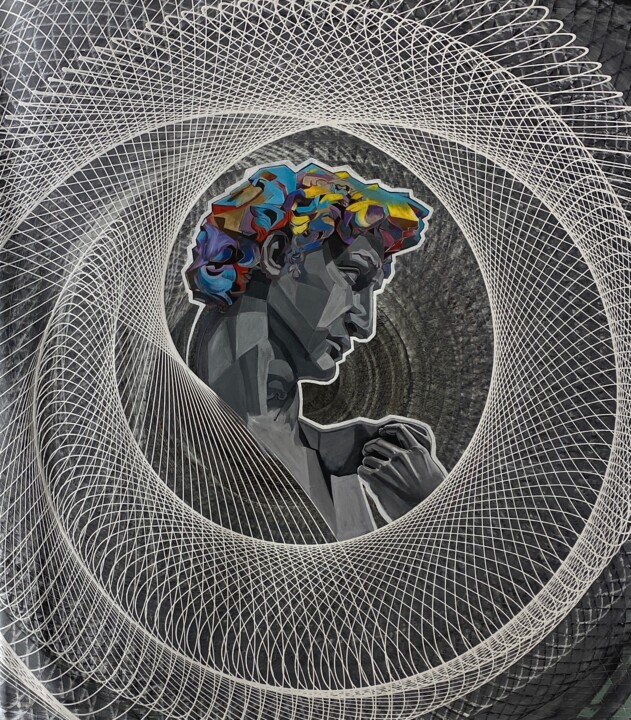 绘画,  59.1x59.1 in 