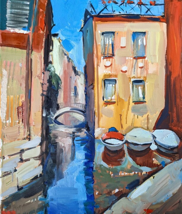 Venedig, Lichtspiel, Impressionen 绘画, 23.6x19.7 in