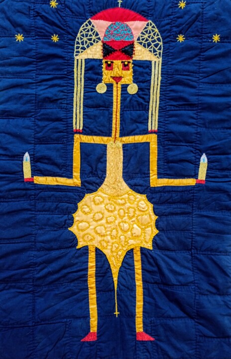 Sans titre Textile Art, 39.4x26.4 in