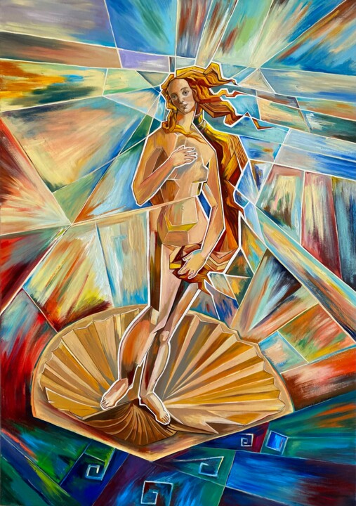 Рождение или Перерождение 绘画, 44.1x31.3 in