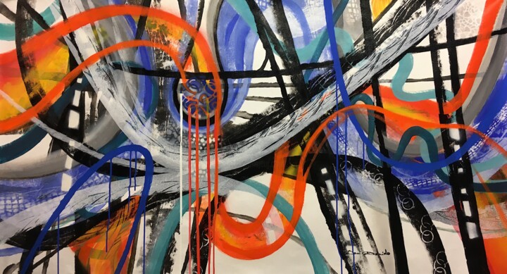Peinture intitulée "No brand" par Dam Domido, Œuvre d'art originale, Acrylique