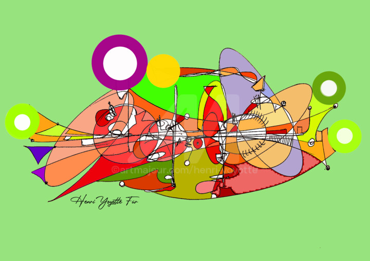 Digital Arts titled "marine 2" by Für, Original Artwork, Digital Painting