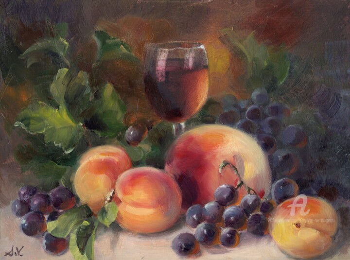 Peinture intitulée ""Tablotin 4"" par Sylvie Vernageau, Œuvre d'art originale, Huile