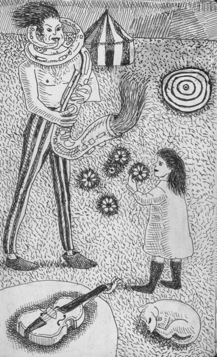 Un día en el circo 图画, 8.1x4.9 in
