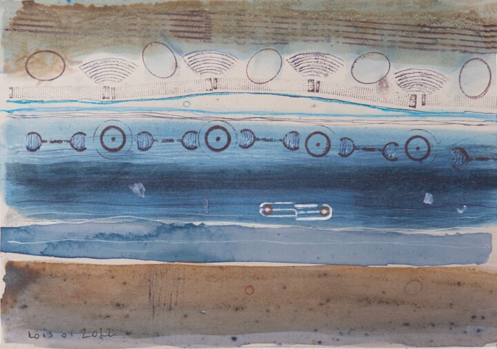 Landschaft (surreal) 绘画, 8.3x12 in