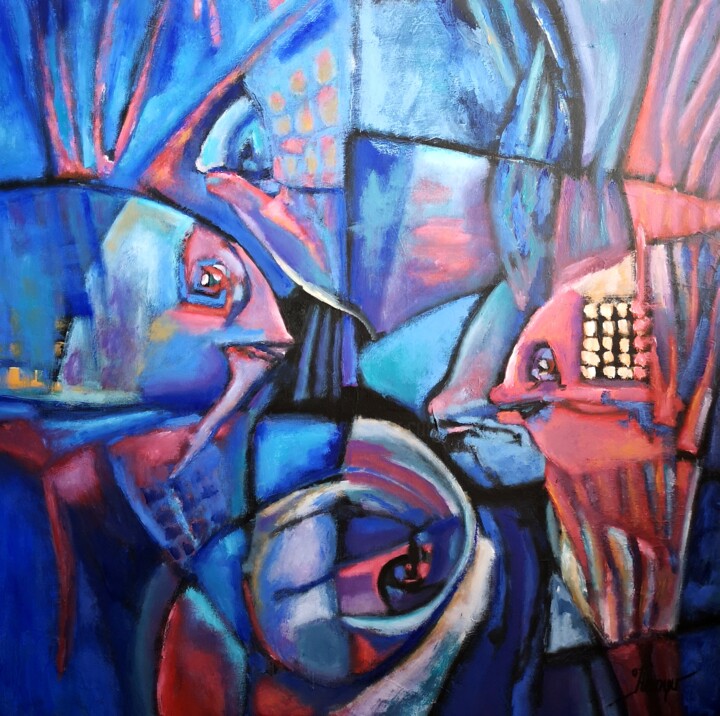Sailfish 绘画, 39.4x39.4 in